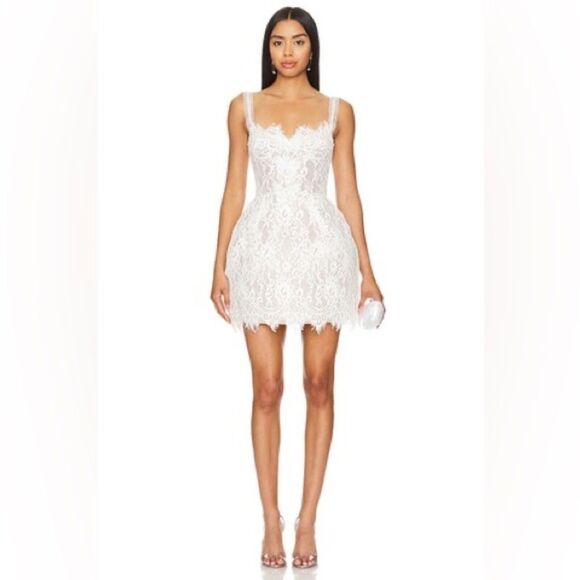 NEW BRONX AND BANCO Colette Lace Mini Dress - Picture 4 of 16